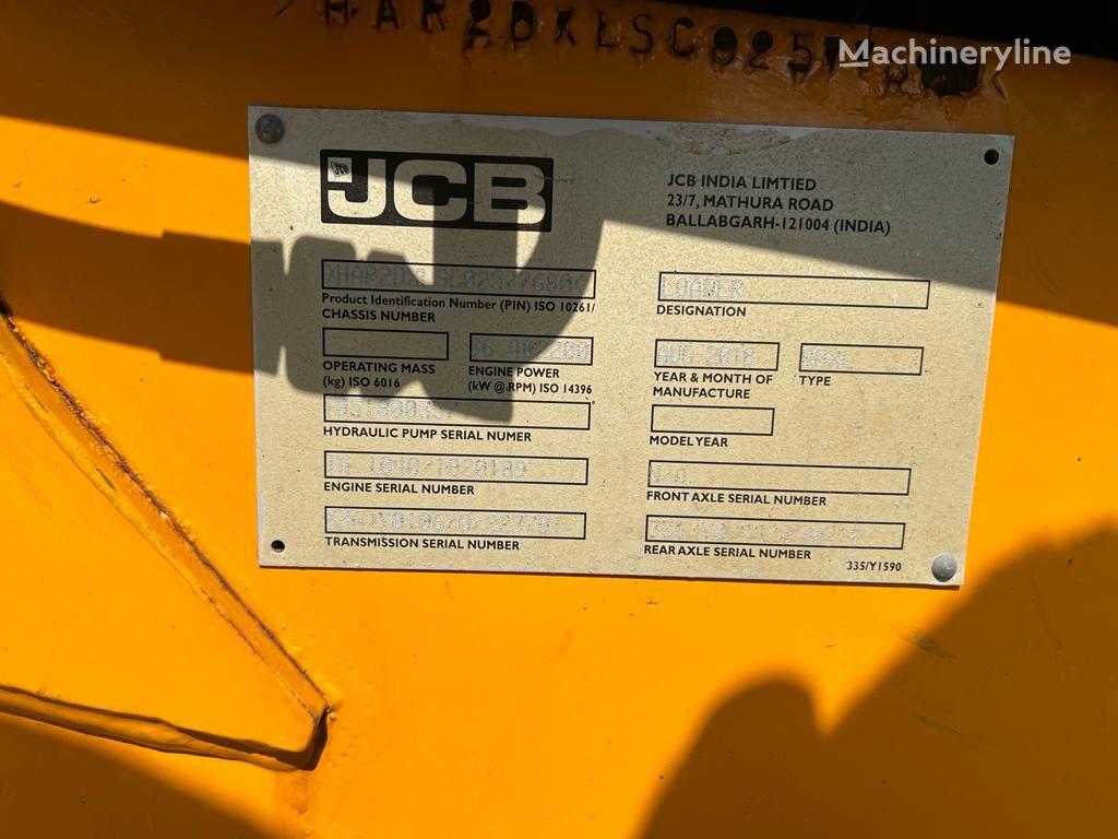 JCB 2DXL backhoe loader