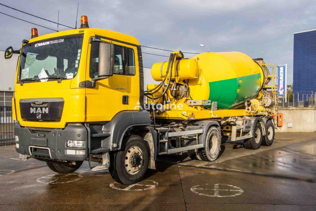 MAN TGS 18.360 BLS-4X4H+SEMI MIXER 10M3 concrete mixer truck