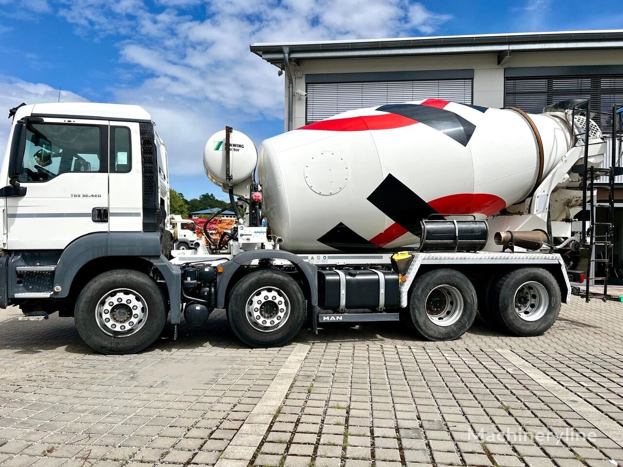 Stetter  on chassis MAN TGS 32.420  concrete mixer truck