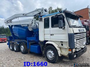 Scania 143 8x4 24m pump concrete mixer truck