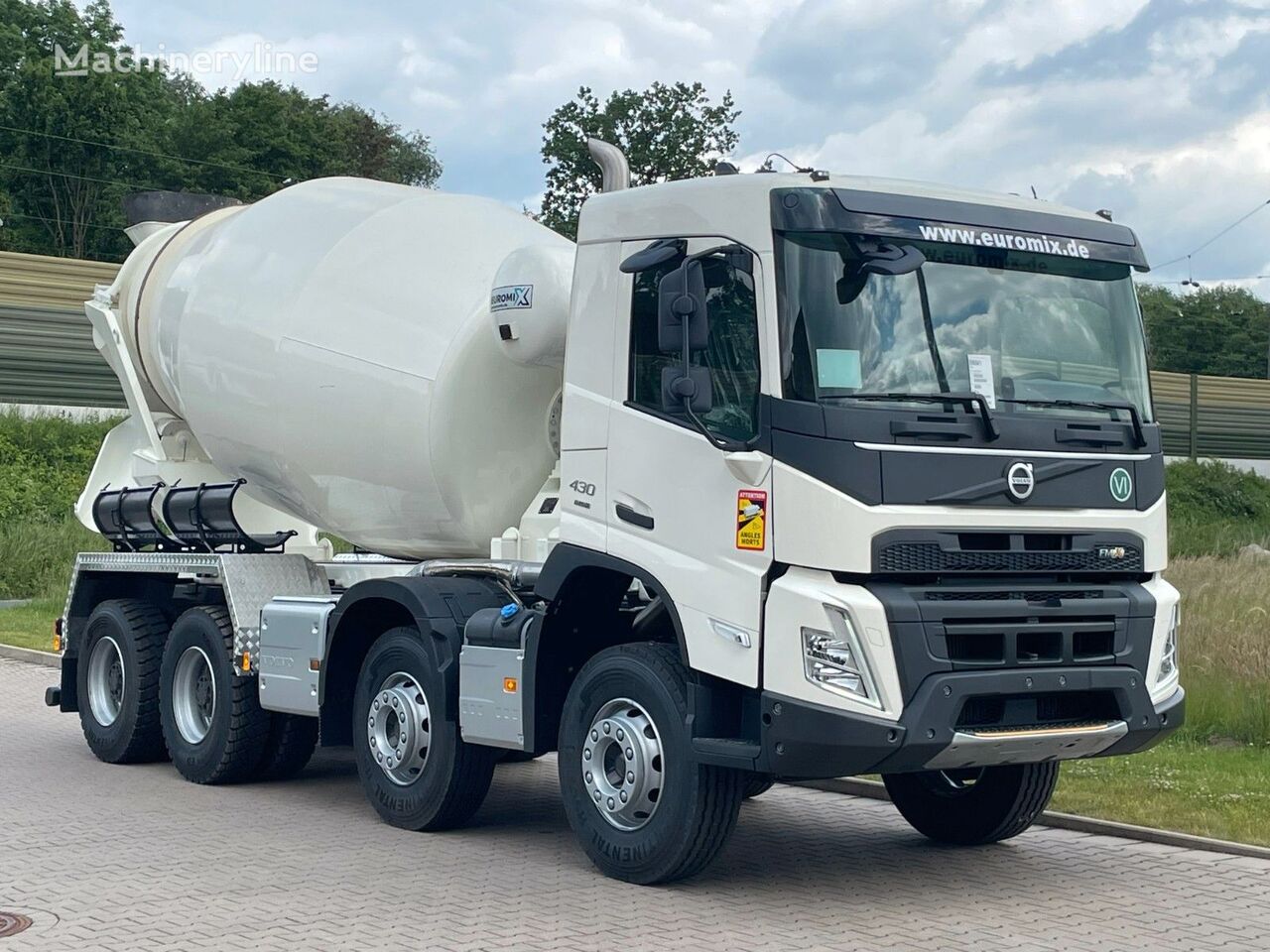 new Euromix MTP  on chassis Volvo FMX 430 8x4 concrete mixer truck