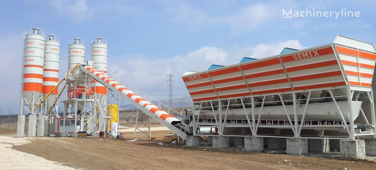 new Semix LES CENTRALES À BÉTON FIXES  Stationnaire 130  concrete plant