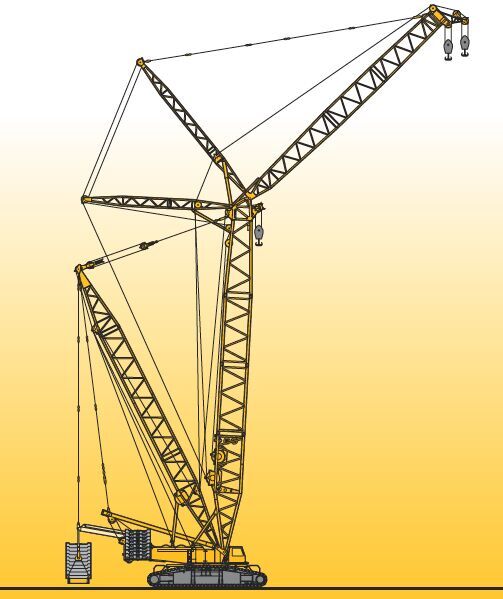 Liebherr LR1750 crawler crane