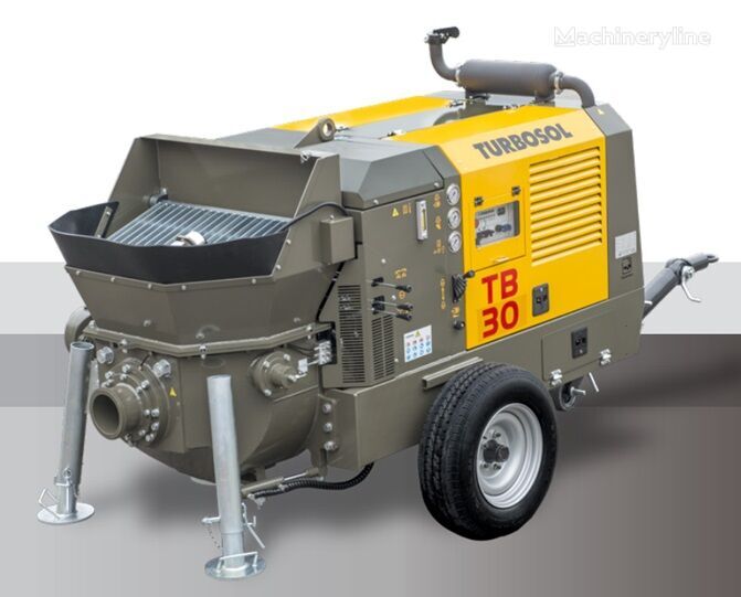 new Turbosol TB30 stationary concrete pump