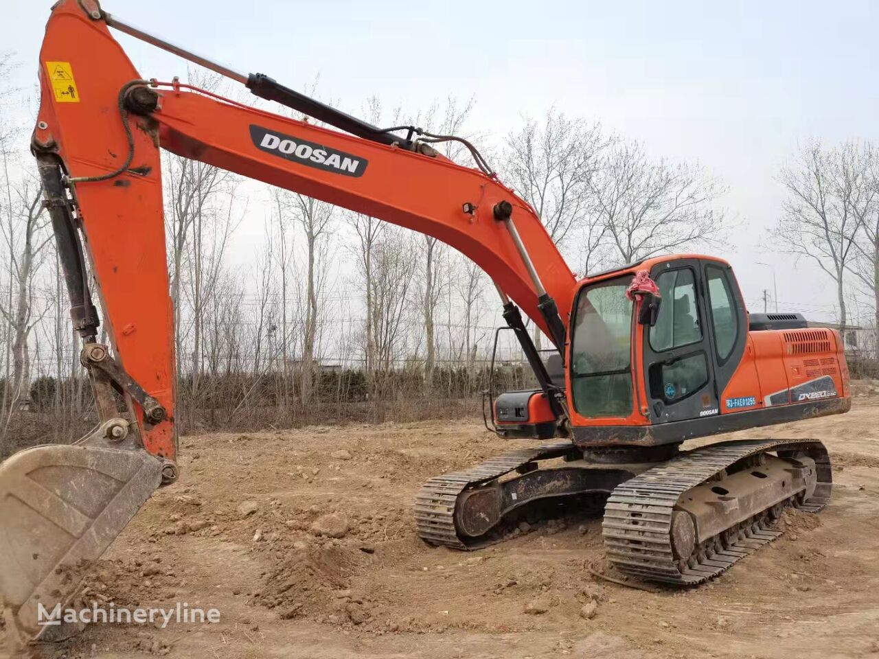 Doosan DX220LC tracked excavator