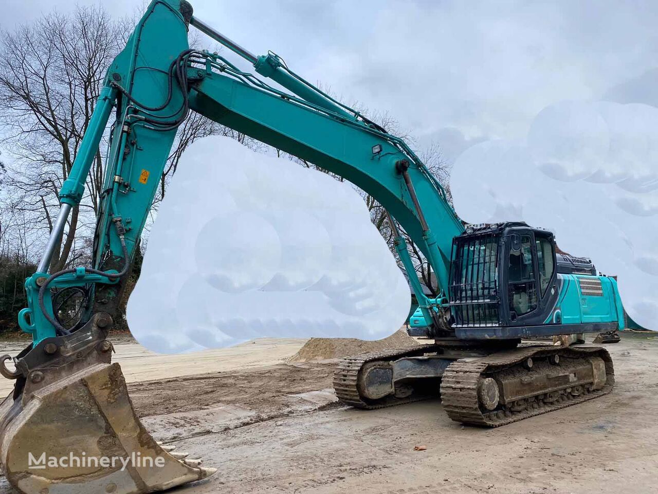 Kobelco SK350 NLC-10 tracked excavator