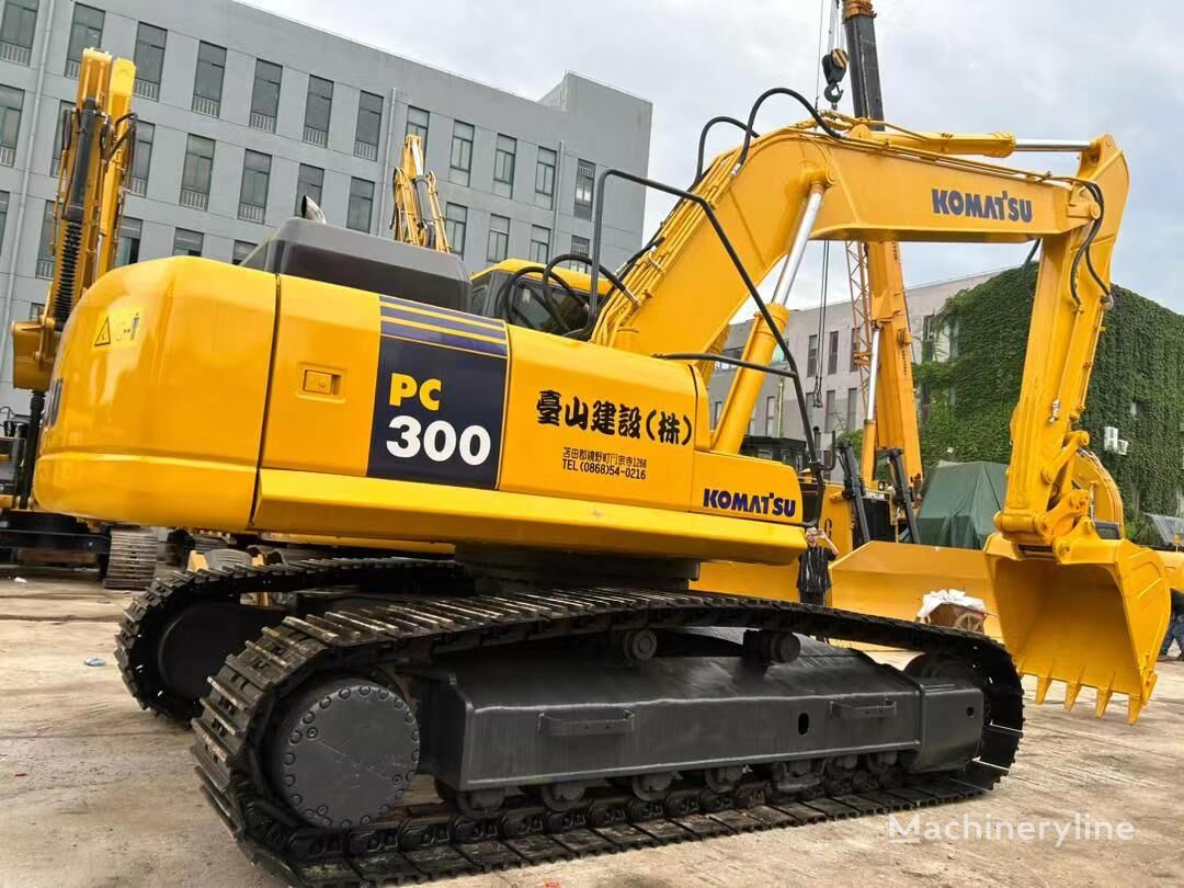 Komatsu PC300 tracked excavator