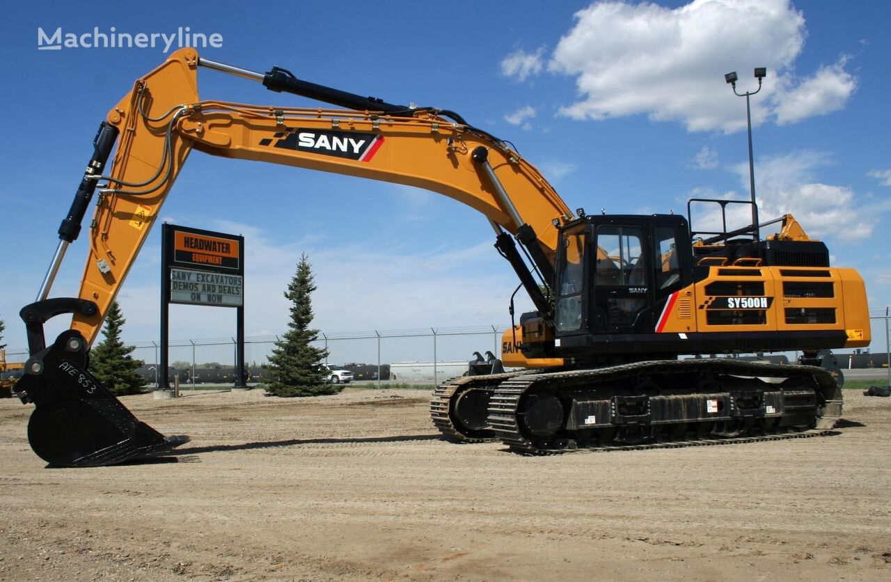 new Sany SY 500 H tracked excavator