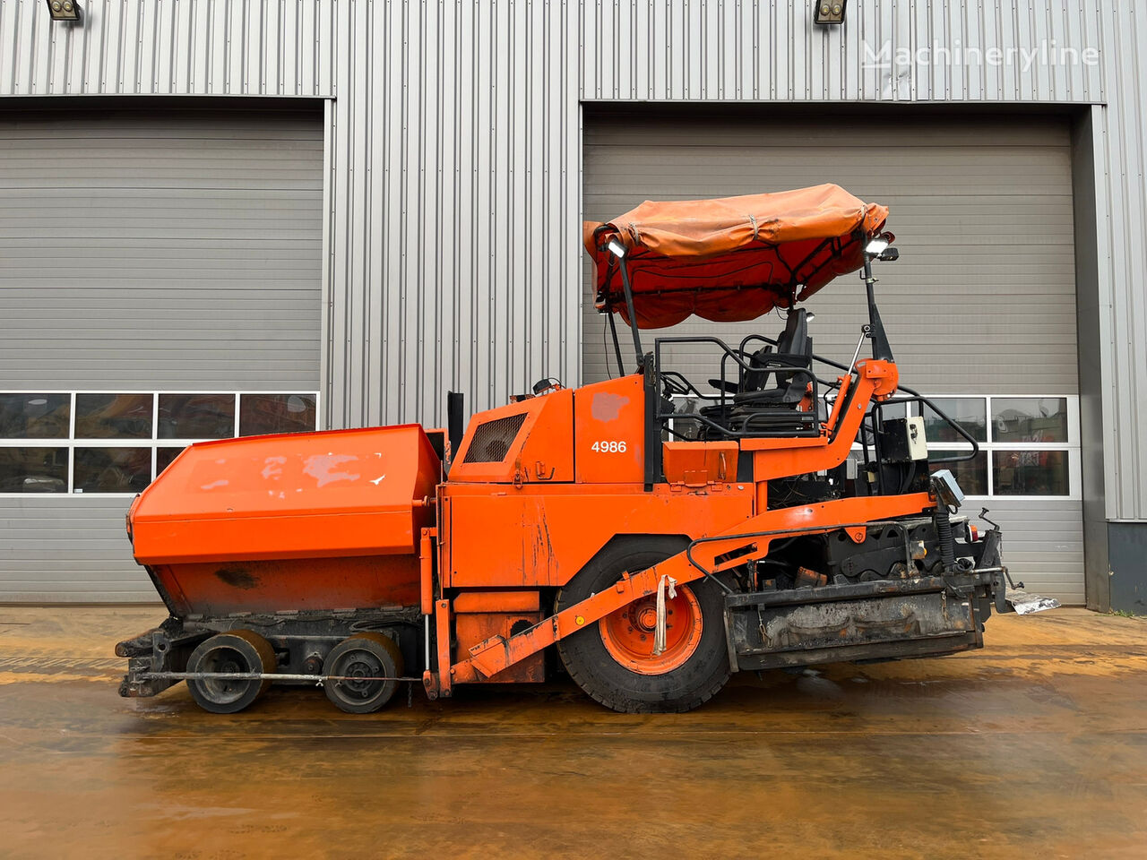 Dynapac F121-4W Wheeled Asphalt Paver wheel asphalt paver