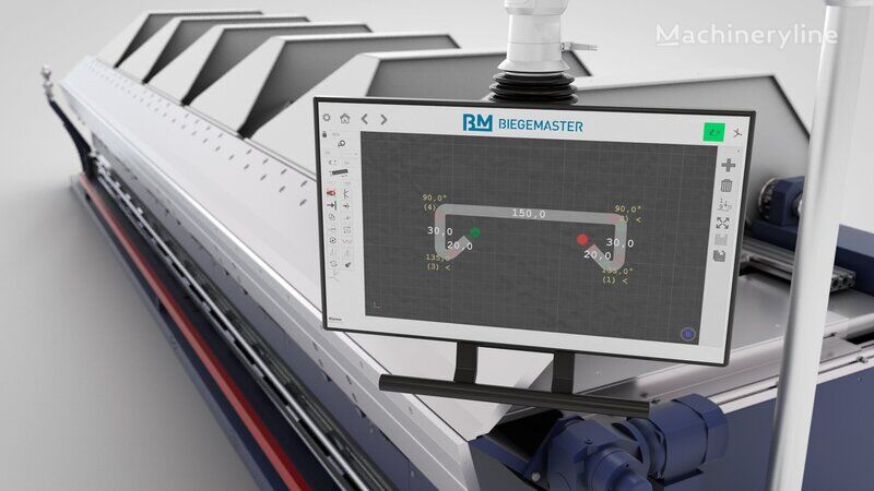 new Biegemaster BENDTRON 6.1,50 sheet bending machine