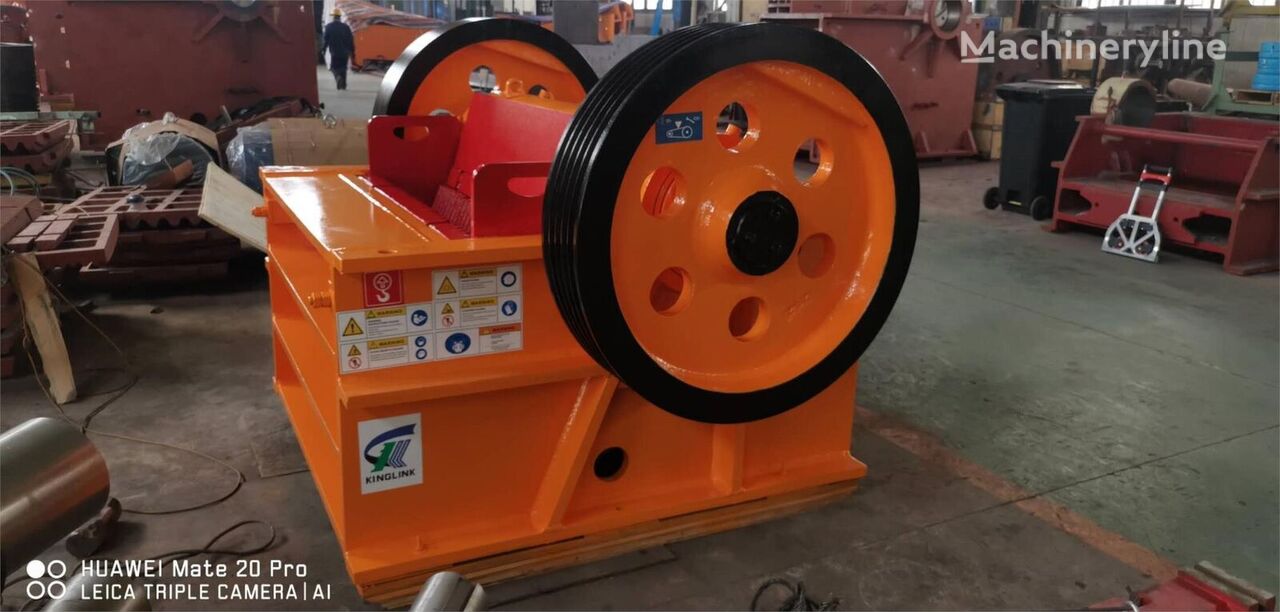 new Kinglink Jaw Crusher PEX250X1200 with Strong Frame